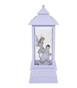 Christmas Fairy & Snowman Lantern