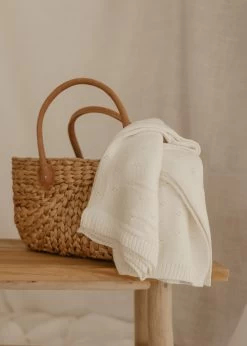 Mini & Me Heirloom Blanket Ivory