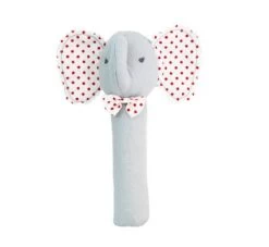 Alimrose Baby Elephant Squeaker Grey