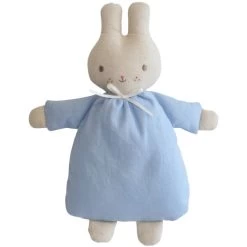 Alimrose Riley Bunny Rattle Blue