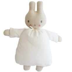 Alimrose Riley Bunny Rattle Ivory