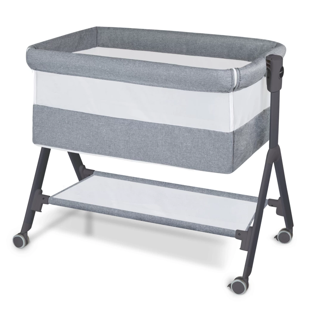 BabyRest Aria Bedside Bassinet Graphite