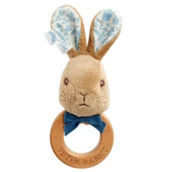 Beatrix Potter Signature Collection Peter Rabbit Wooden Ring Rattle