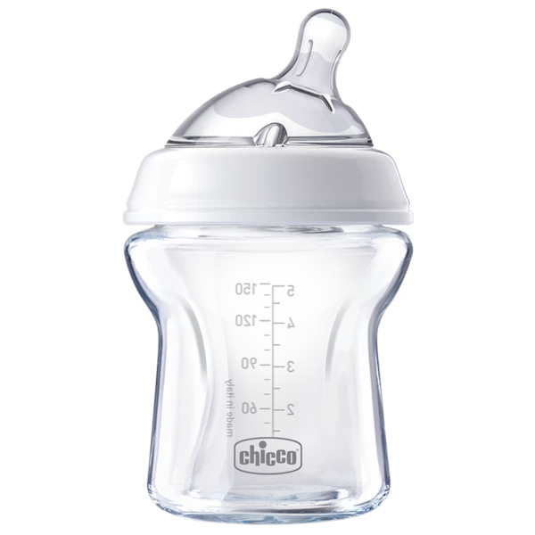 Chicco Natural Feeding Glass Bottle