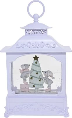 Christmas Mice & Tree Magical Lantern