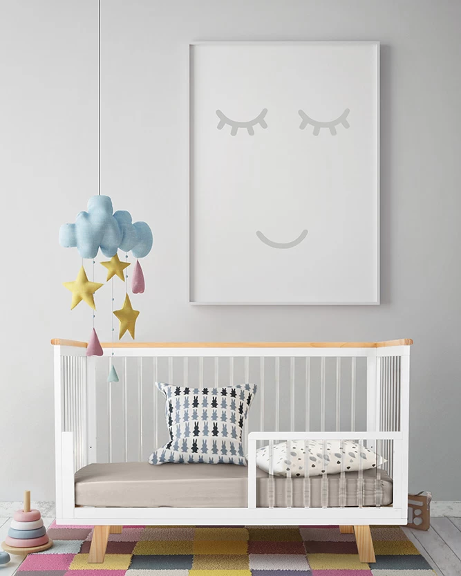 Cocoon Lush 4 In 1 Cot + Mattress - Image 4
