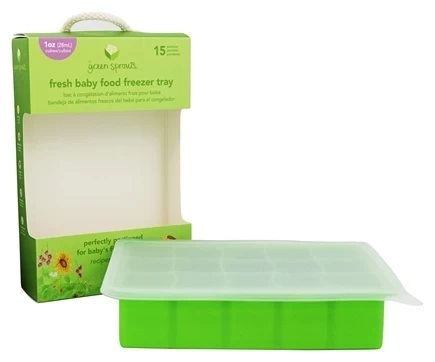 Green Sprouts Baby Freezer Tray 1oz Green