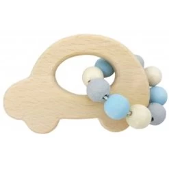 Hess-Spielzeug Rattle Car Natural Blue