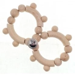 Hess-Spielzeug Rattle Motor Eight With Balls Natural