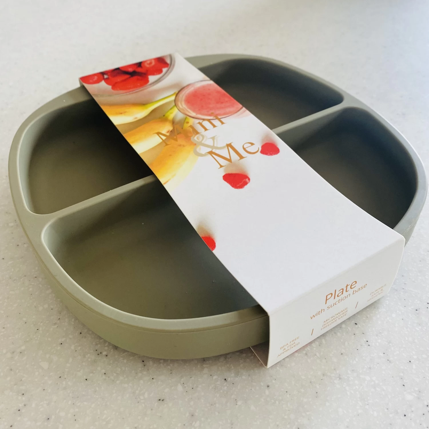 Mini & Me Plate With Suction Base