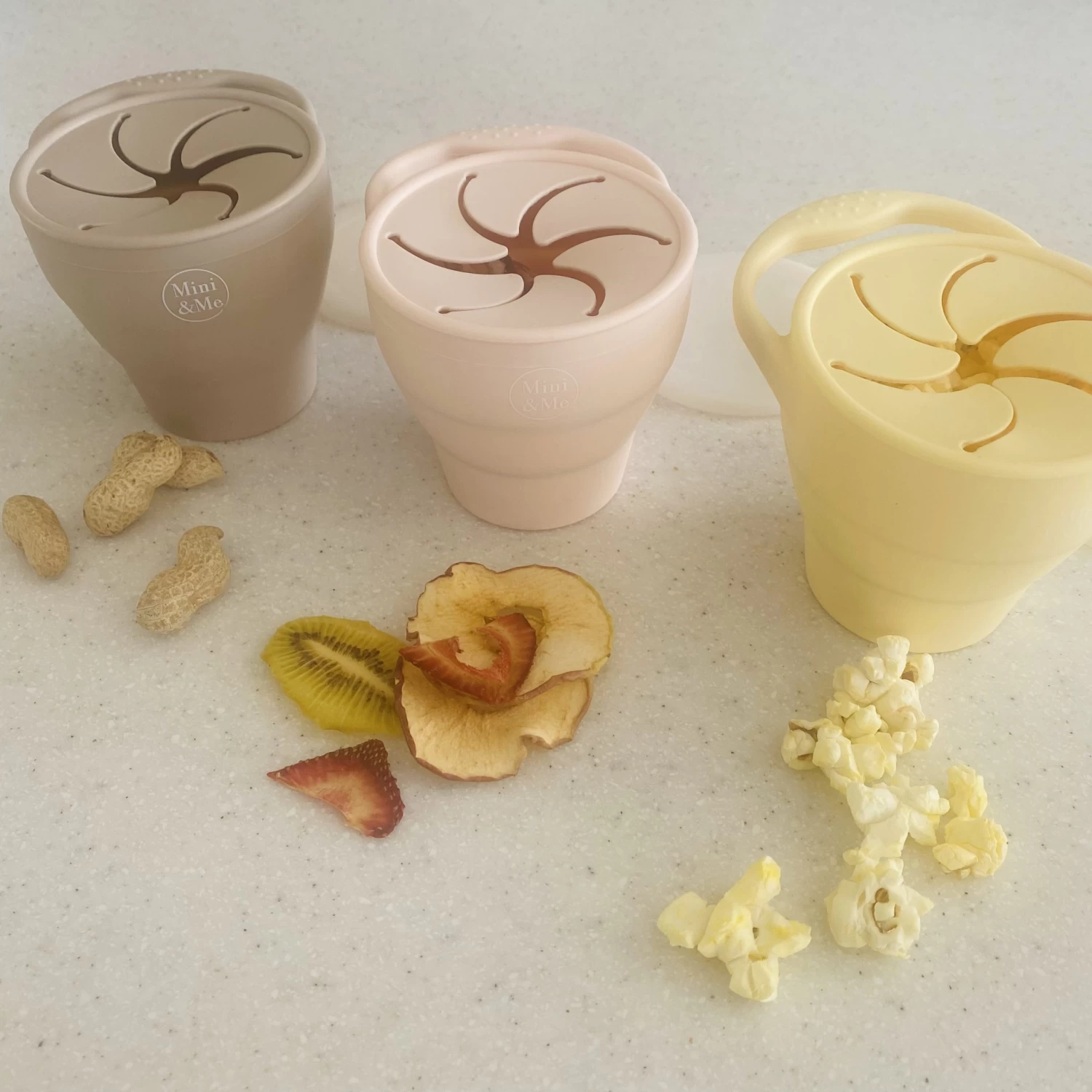 Mini & Me Snack Cup Collapsible With Lid