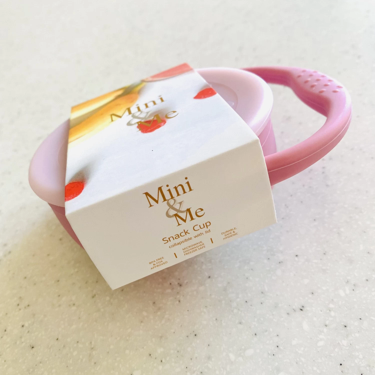 Mini & Me Snack Cup Collapsible With Lid - Image 8