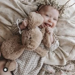 Mini & Me Heirloom Blanket Natural Melange