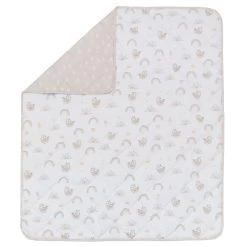 Living Textiles Reversible Quilted Cot Comforter Happy Sloth