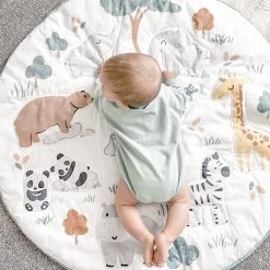 Lolli Living Playmat With Milestone Cards Day At The Zoo