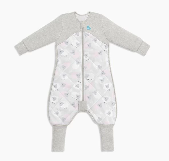 Love To Dream Organic Sleep Suit With Australian Merino Wool 2.5 TOG Bah Bah Pink