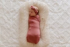 Luna Treasures Jersey Wrap Mauve Rose