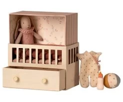 Maileg Baby Room With Micro Bunny