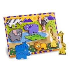 Melissa & Doug Chunky Puzzle Safari