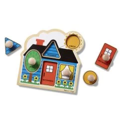 Melissa & Doug Jumbo Knob Puzzle First Shapes