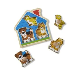 Melissa & Doug Jumbo Knob Puzzle Pets