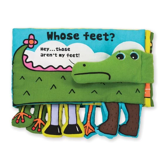 Melissa & Doug Soft Activity Book Whose Feet? - Image 2