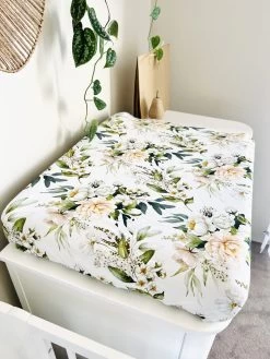 Mini & Me Organic Fitted Bassinet Sheet Ivy