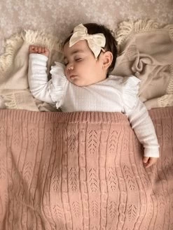 Mini & Me Harvest Blanket Blush