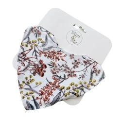 Mini & Me Waterproof Dribble Bib Native Garden