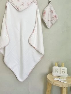 Mini & Me Hooded Towel & Wash Cloth Set Imogen