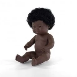 Miniland Doll African Girl 38cm Undressed