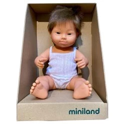 Miniland Doll Down Syndrome Caucasion Boy 38cm