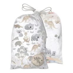 Mister Fly Bassinet Sheet Twin Pack Australiana