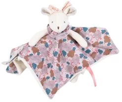 Moulin Roty Il Etait Une Fois Mouse Comforter Grey Floral Dress