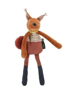 Moulin Roty Pommes Des Bois Squirrel Rattle