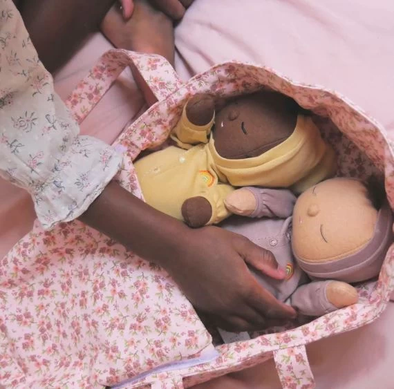 Olli Ella Dinkum Doll Carry Cot Meadow - Image 2