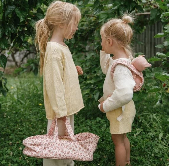 Olli Ella Dinkum Doll Carry Cot Meadow - Image 3