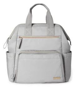 Skip Hop Main Frame Wide Open Backpack Cement