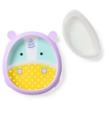 Skip Hop Zoo Smart Serve Plate & Bowl - Image 4