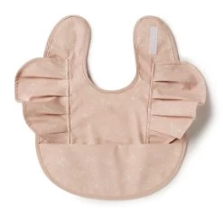 Snuggle Hunny Kids Snuggle Frill Waterproof Bib Dusty Rose