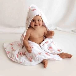 Snuggle Hunny Organic Hooded Baby Towel Ballerina