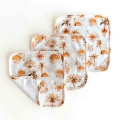 Snuggle Hunny Organic Wash Cloths 3 Pack Paradise