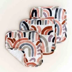 Snuggle Hunny Organic Wash Cloths 3 Pack Rainbow Baby