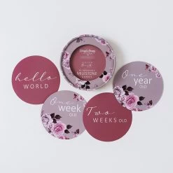 Snuggle Hunny Reversible Milestone Cards Blossom