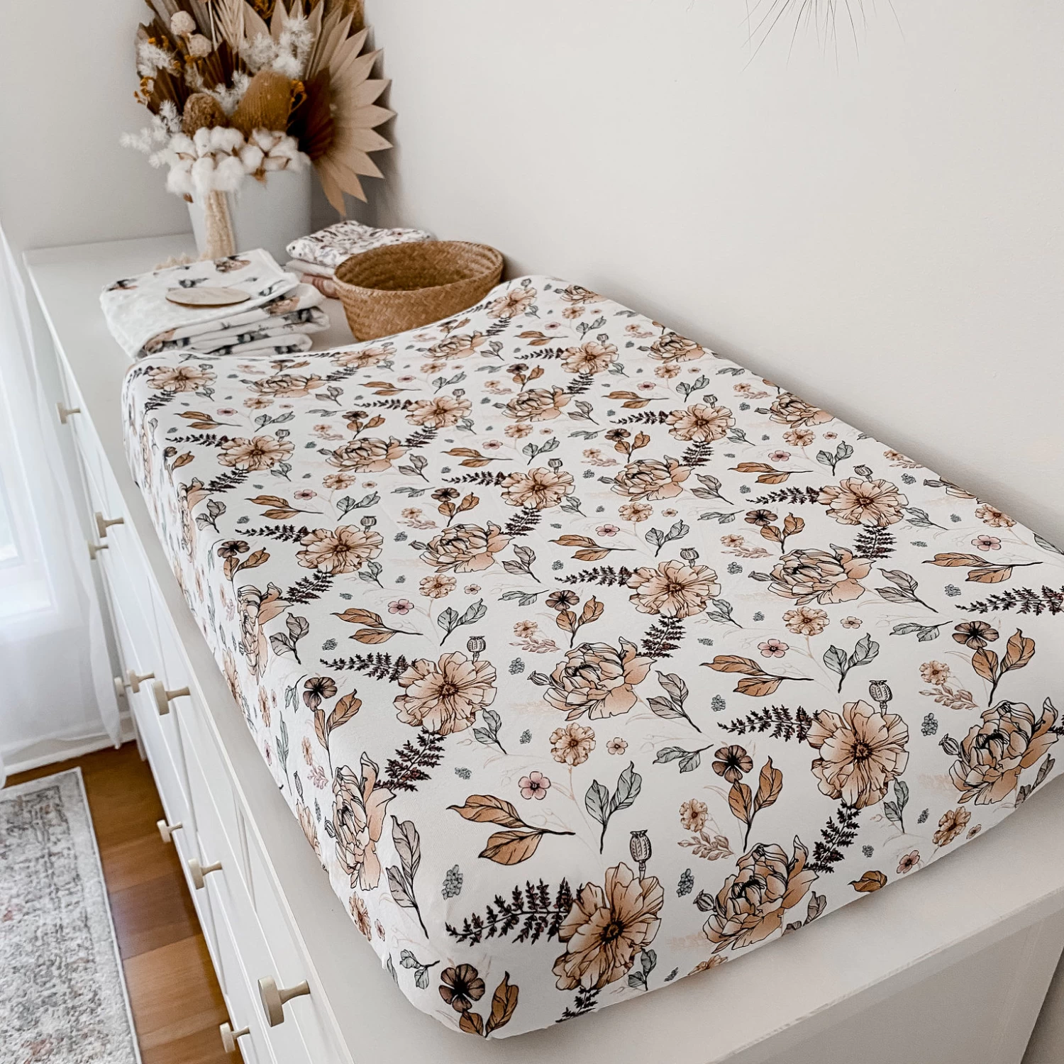 Snuggly Jacks Bassinet Fitted Sheet Fall