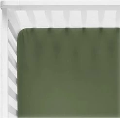 Snuggly Jacks Fitted Cot Sheet Olive