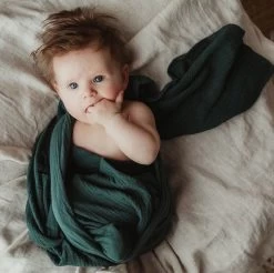 Snuggly Jacks Organic Muslin Wrap Forest