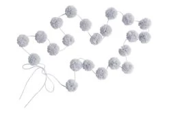 Spinkie Baby Mini Pom Garland Light Grey