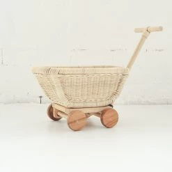 Tiny Harlow Rattan Toy Wagon