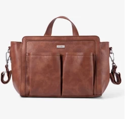 Vanchi Amelia Convertible Pram Caddy Tan